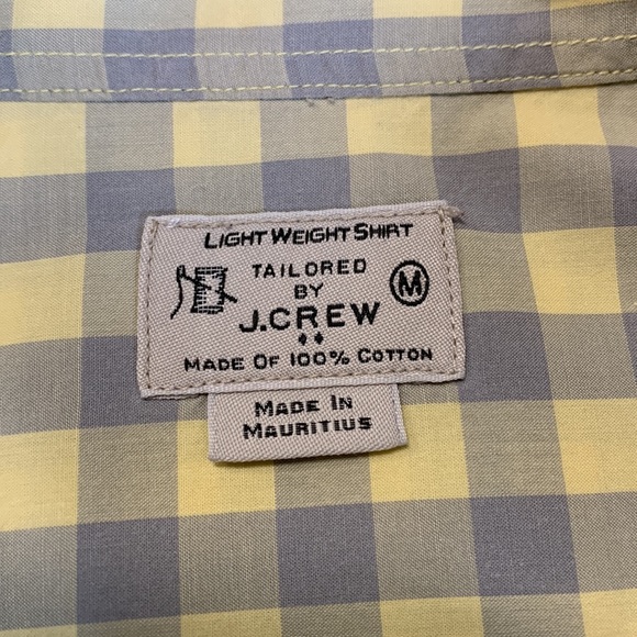 J. Crew long sleeve button down collar shirt.  M - Picture 7 of 7